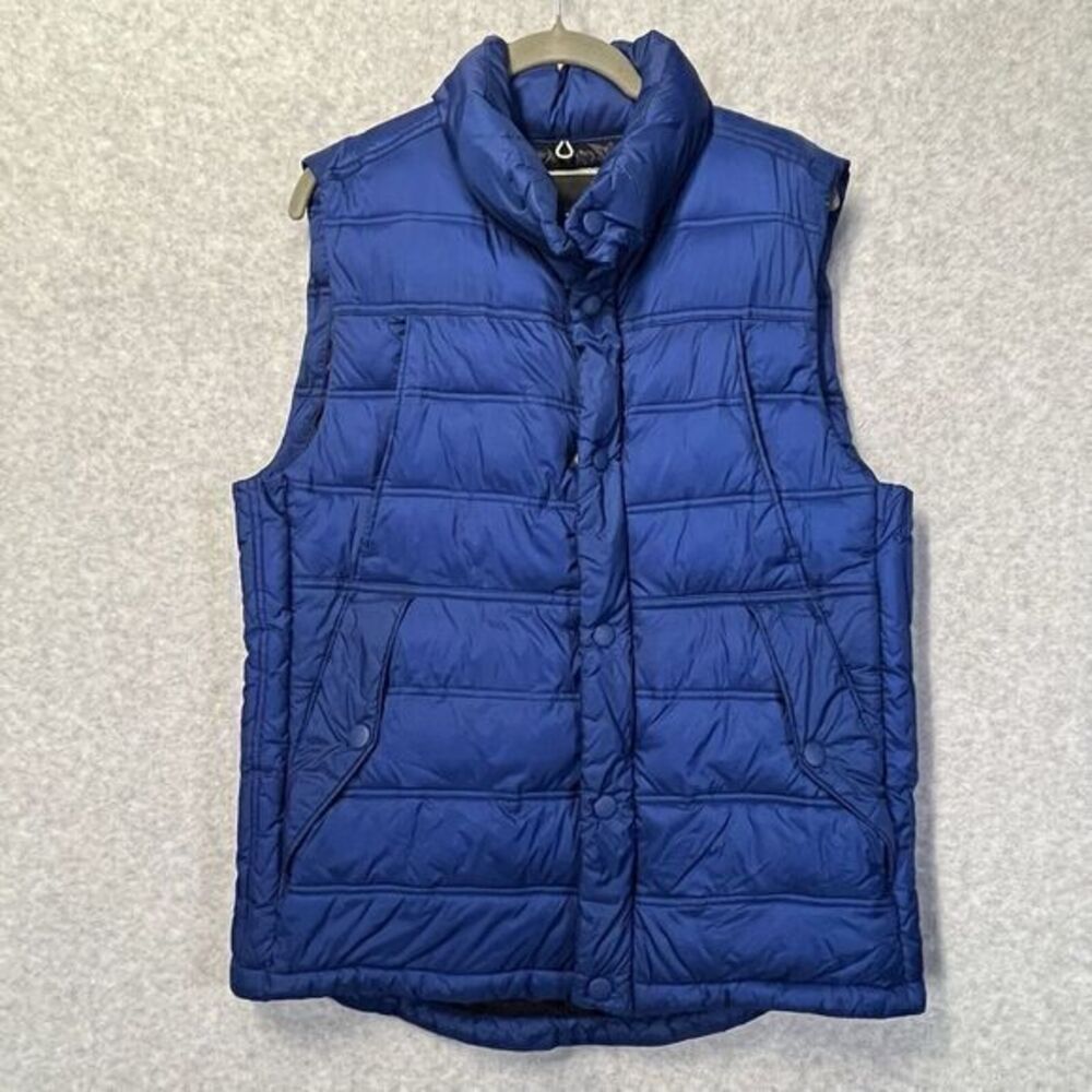 Gap Men's Warmest Vest‎ Jacket M Precision Outerwear Design Admiral Blue Warmest